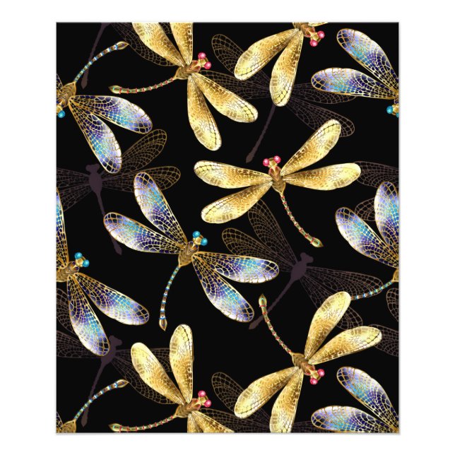 Foto Padrão sem costura com Ouros (Frente)