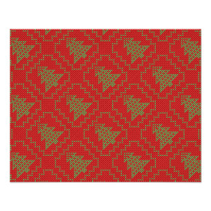 Foto Padrões de suéter feio da árvore de Natal Cozy