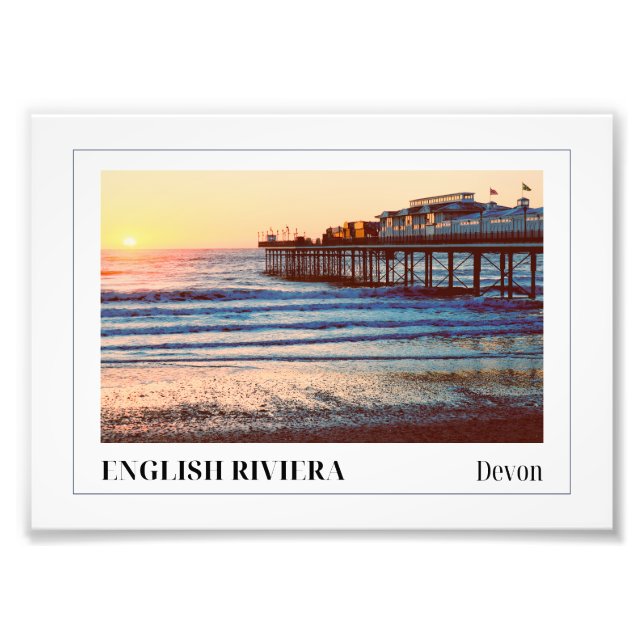 Foto Paignton Pier, Inglês Riviera, Devon (Frente)