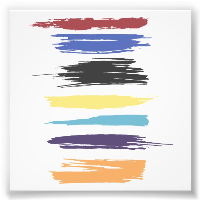 Foto Paint Trave as listras de cor do Abstrato artístic (Frente)