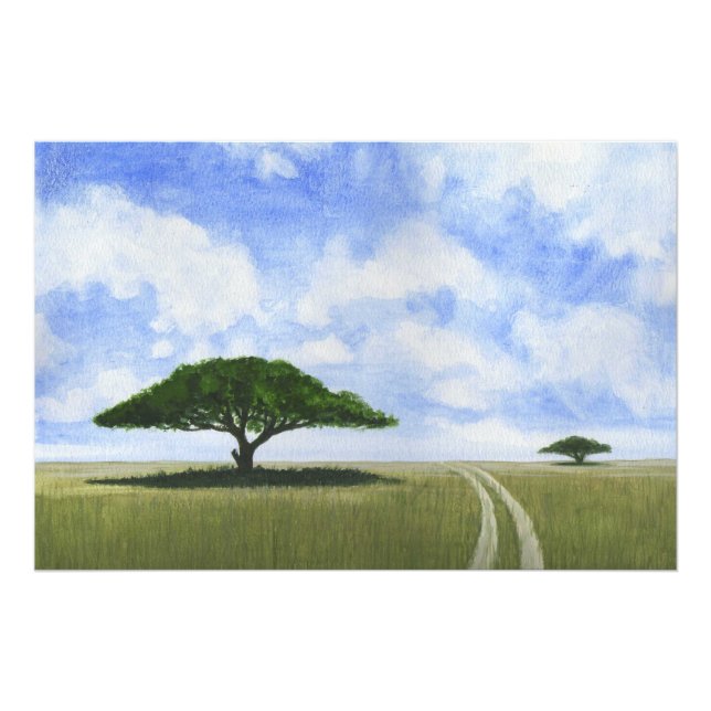 Foto Paisagem Africana (Frente)