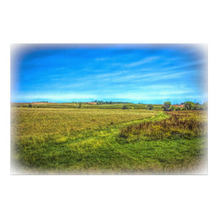 Foto Paisagem Agrícola de Iowa - Outono