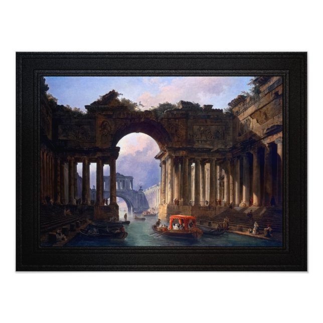 Foto Paisagem Arquitetônica Com Um Canal (Frente)