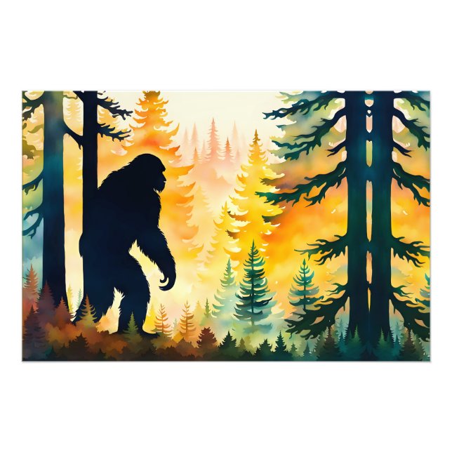 Foto Paisagem Colorida do outono Sasquatch (Frente)