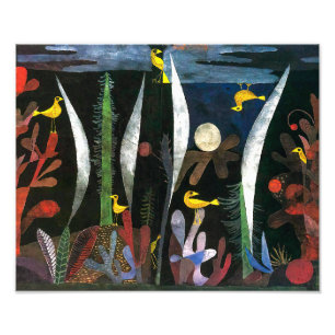 Foto Paisagem com Pássaros Amarelos Paul Klee