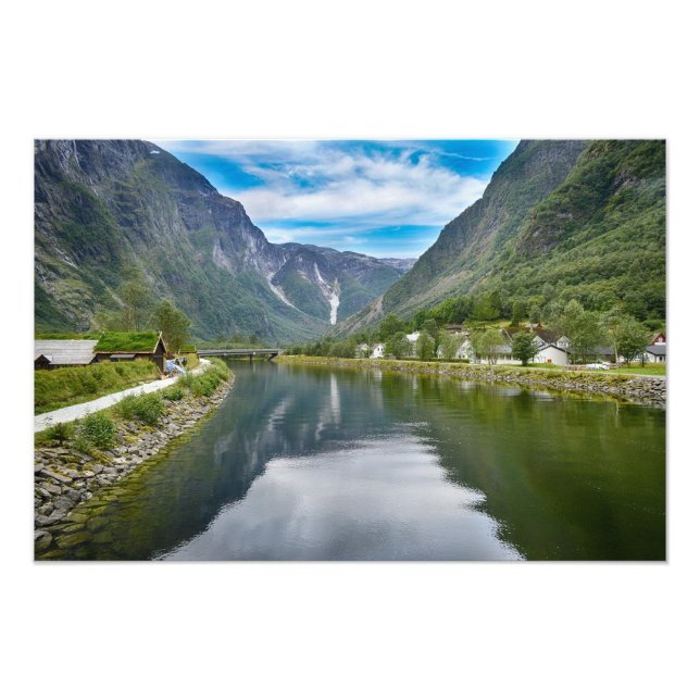 Foto paisagem da Noruega (Frente)