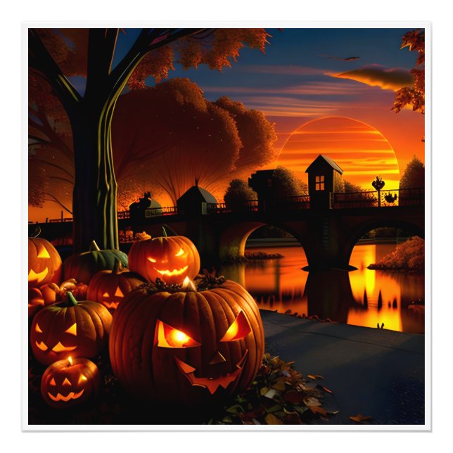 Foto Paisagem de Halloween (Frente)