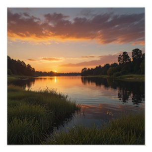 Foto Paisagem de Pôr do Sol Pacífico Vibes