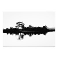 Paisagem de Tinta abstrato, com fundo branco