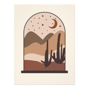 Foto Paisagem do Deserto, Arizona, Arte Abstrata Boho