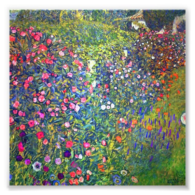 Foto Paisagem do Jardim Italiano Gustav Klimt (Frente)