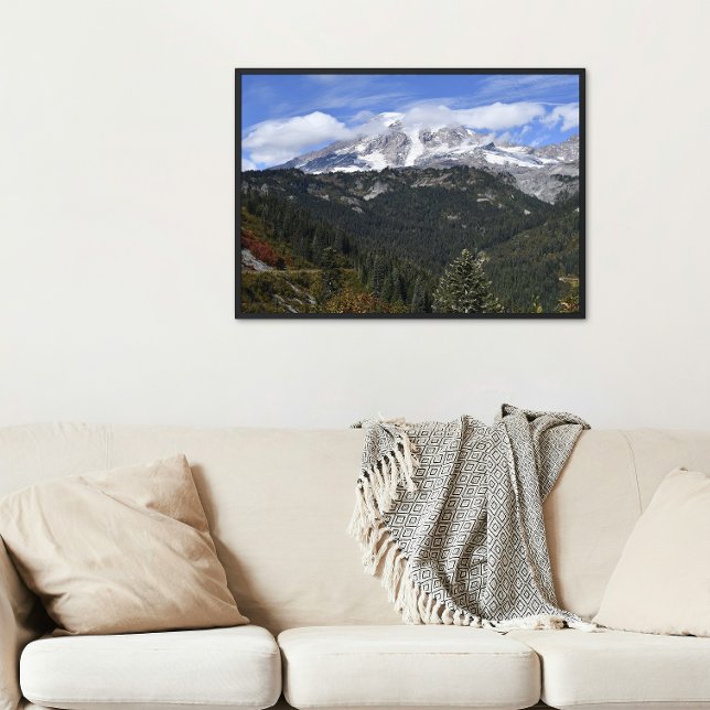 Foto Paisagem do Vale Cênico do Monte Rainier (In Situ (Framed))