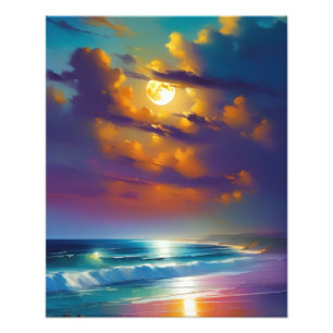 Foto Paisagem Oceânica dos Sonhos: Praia Tranquila ao L