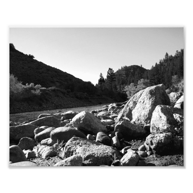 Foto Paisagem Preta e Branca 4 (Frente)