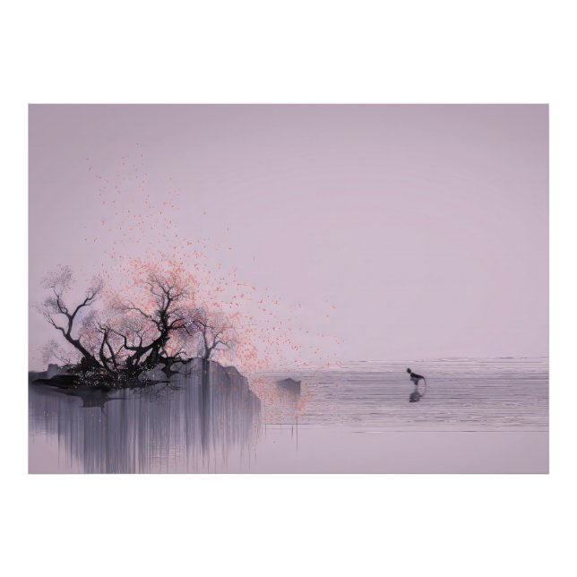 Foto Paisagem Zen Minimalista (Frente)