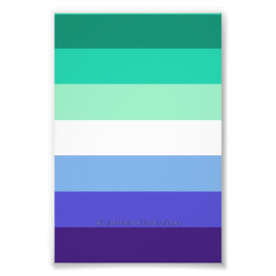 Foto Paleta da bandeira de homens gays trans-inclusivos
