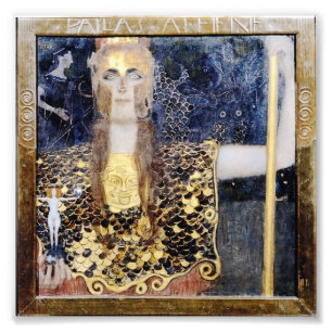 Foto Pallas Athena por George Klimt & Gustav Klimt
