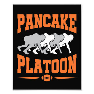 Foto Pancake Platon Futebol Ofensive Line Lineman