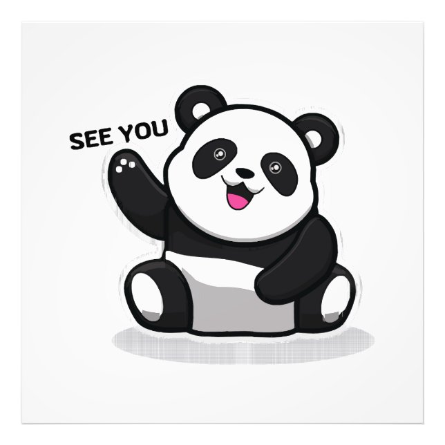 Foto panda pequena fofa (Frente)