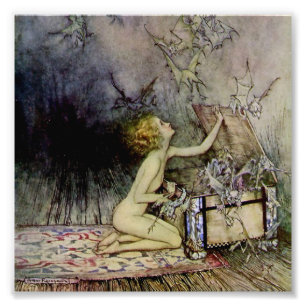 Foto "Pandora abre a caixa" de Arthur Rackham