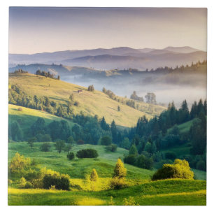 Foto panorâmica da natureza de Colinas Ondulantes