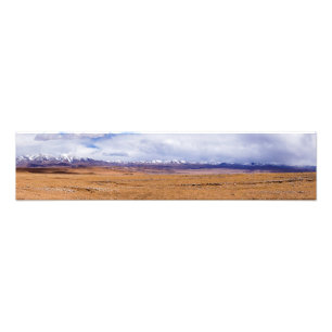 Foto Panorâmica da paisagem tibetana
