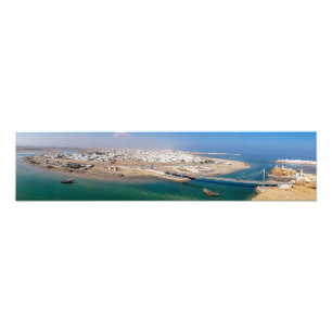 Foto Panorâmica do porto de Sur - Omã