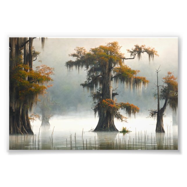 Foto Pântano da Louisiana, Arte da Louisiana, pântano (Frente)