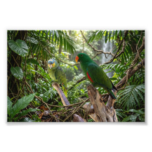 Foto Papagaios Tropicais