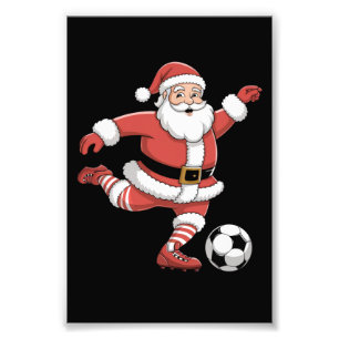 Foto Papai Noel joga futebol Natal Esportes