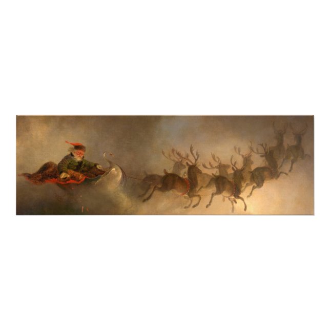 Foto Papai Noel, Véspera de Natal por William H. Beard (Frente)