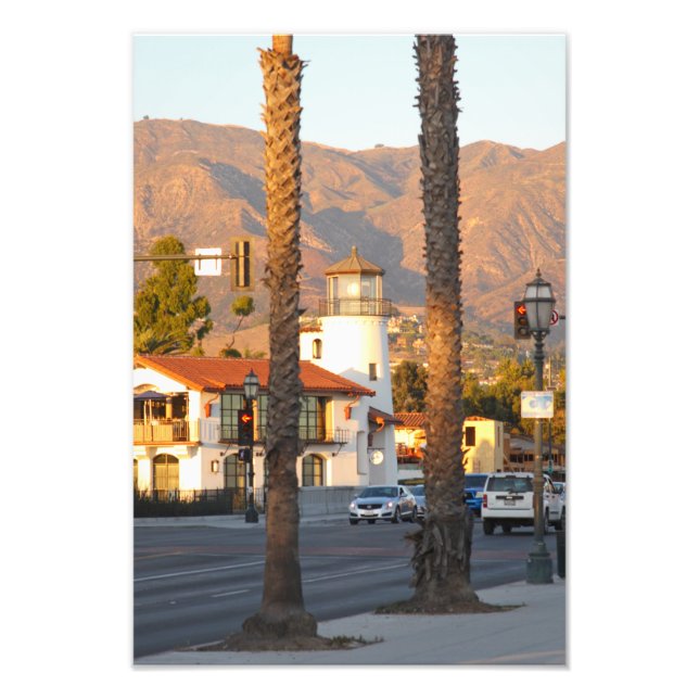 Foto Papais noeis Farol Barbara, Califórnia (Frente)