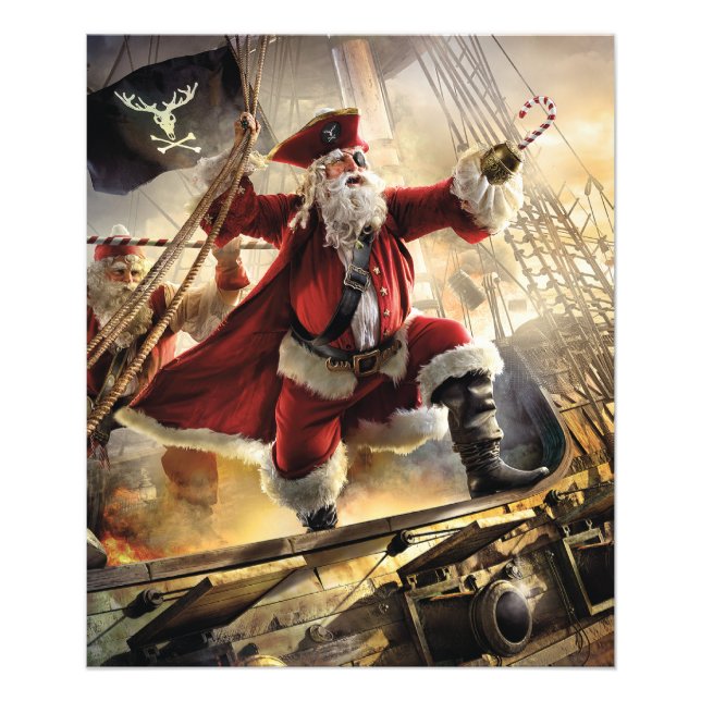 Foto Papais noeis piratas (Frente)