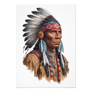 Foto Papel Fotográfico Premium Satin - Americanos nativ