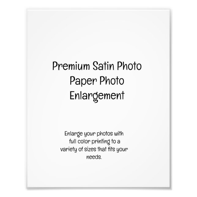 Foto Papel Fotográfico Satin Premium - Alargamento (Frente)