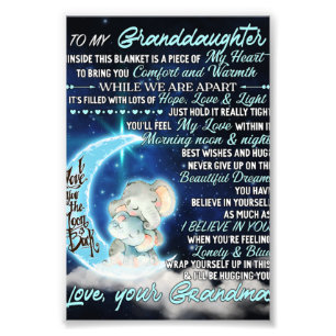 Foto Para a minha neta Elefante Noite, Ideia do present