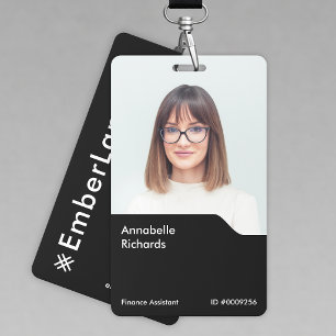 Foto para Crachá 3x5 Cartão Personalizado Vertic