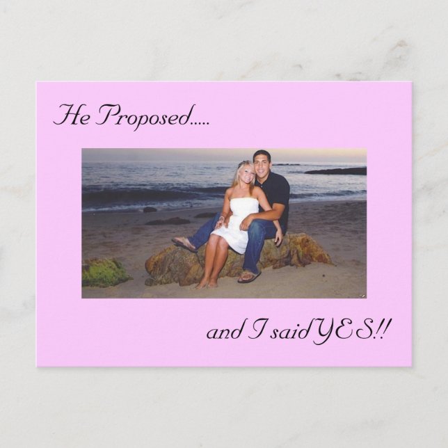 Foto para salvar o cartão postal de data (Frente)