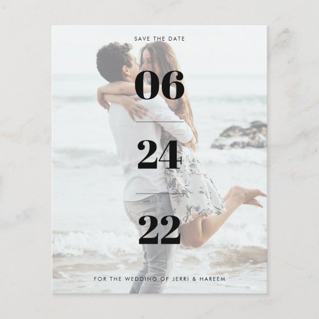 Foto para salvar o folheto de data (Frente)