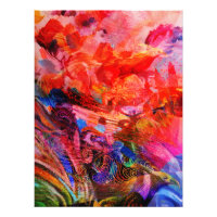 Paradise Floral Bird Phoenix Ascensão Flame Art