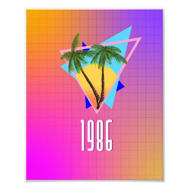 Foto paraíso tropical de 1986 (Frente)