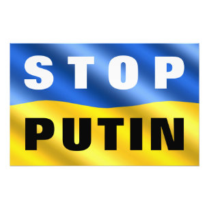 Foto Parem de Putin Parar a Guerra na Ucrânia - Bandei
