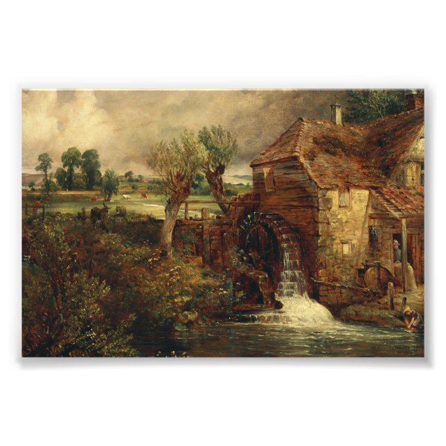 Foto Parham Mill por John Constable (Frente)
