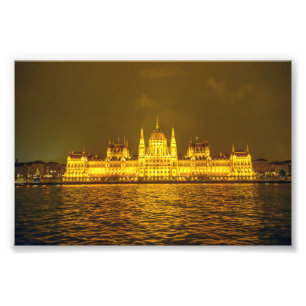 Foto Parlamento Húngaro, Budapeste, Hungria à Noite