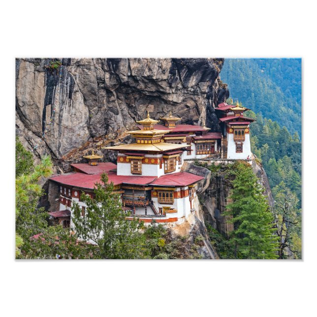 Foto Paro Taktsang: O Mosteiro do Ninho do Tigre - Butã (Frente)