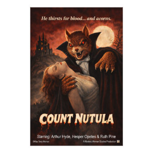 Foto Paródia de Filme Retro do Conde Nutula