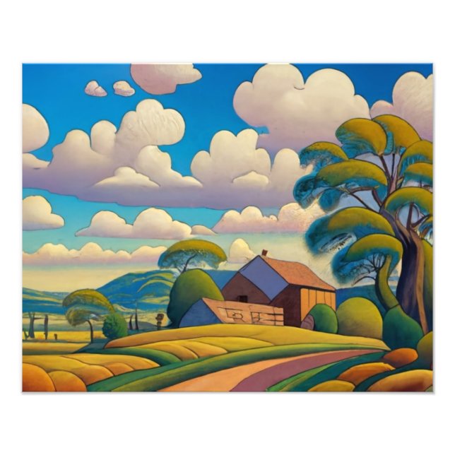 Foto Parque rural banhado à luz do sol Ouro (Frente)