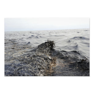 Foto Parte de um liso de óleo no Golfo do México