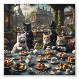 Foto Partido do Chá de Gatos Vitorianos