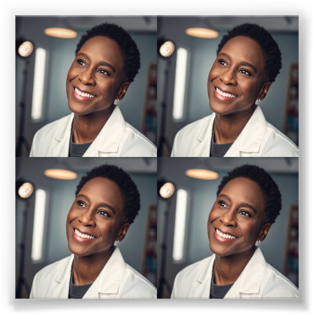 Foto Passport Size Photo Print 2x2 Inch Image for Visa (Frente)